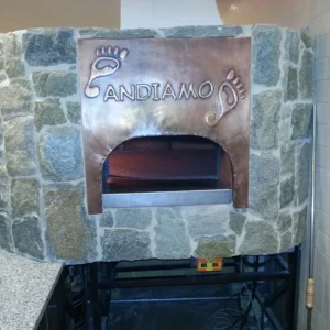 Combination oven for large-scale production customized in stone