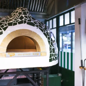 Forno modello RPM 120 a gas con calotta personalizzata in ceramica