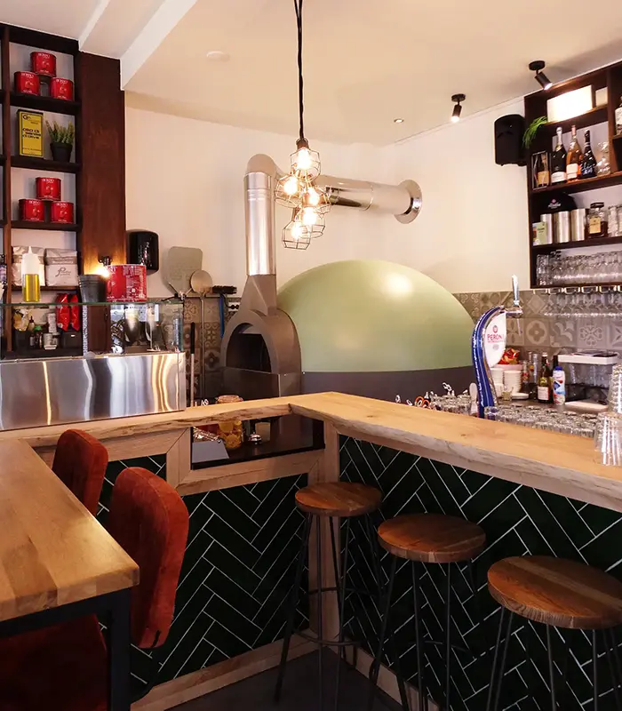 Forno Pavesi personalizzato all'interno di ristorante