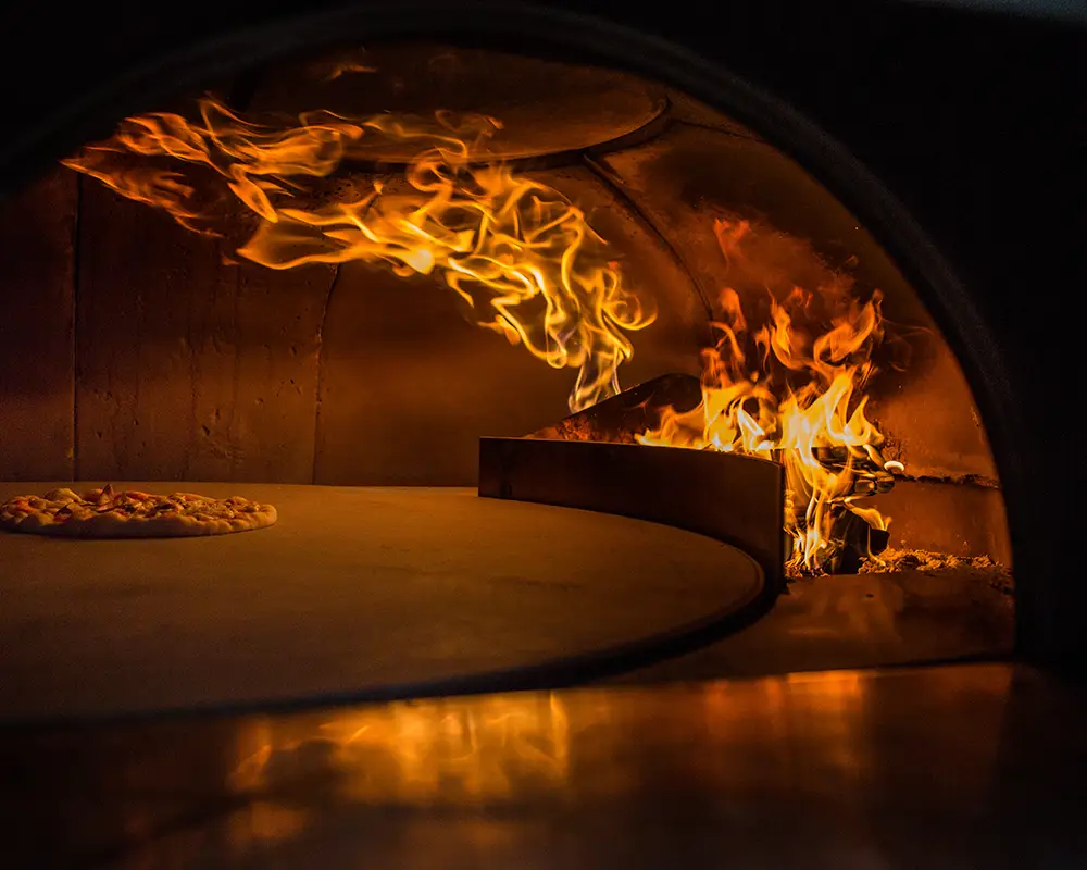 Interno di forno Pavesi installato e montato